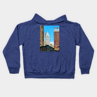 Manhattan Skyscrapers Kids Hoodie